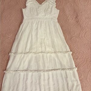 Ellison White Midi Dress